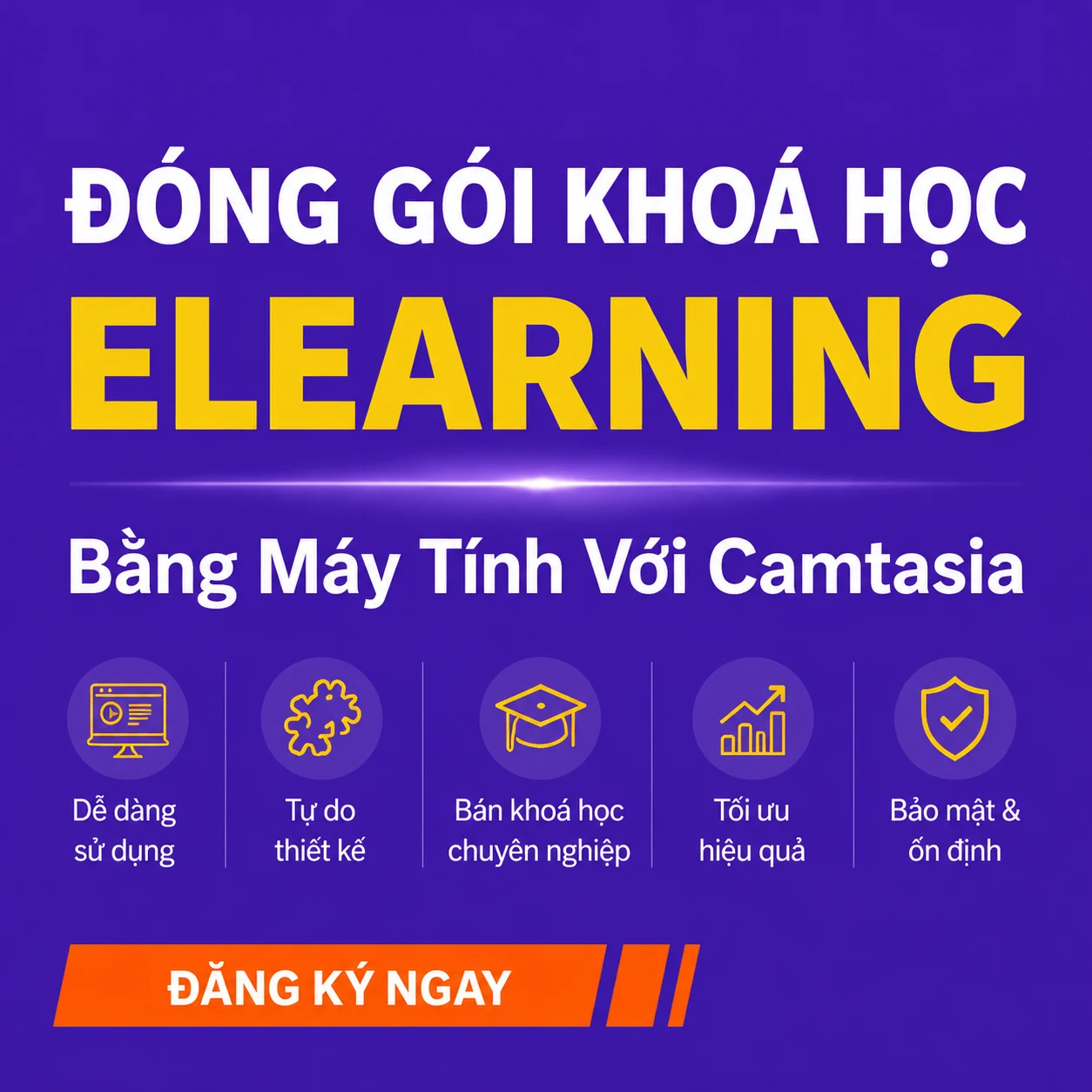 Đóng Gói Khóa Học E-Learning Bằng Camtasia